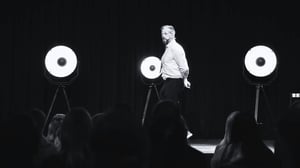 speaker on stage