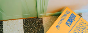Parcel on the floor