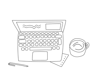 computer-line-drawing