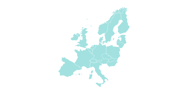 blue map of makesyoulocal contries