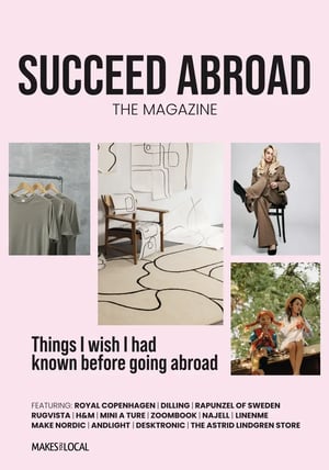 cover of succeed abroad the magazine