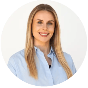 portrait of employee smiling