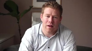employee talking to camera